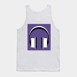 Headphones in Ultra Violet Tank Top